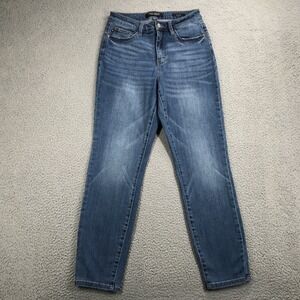 JUDY BLUE Jeans Size 5/27 Slim Fit Ankle High Rise Medium Wash Blue Denim